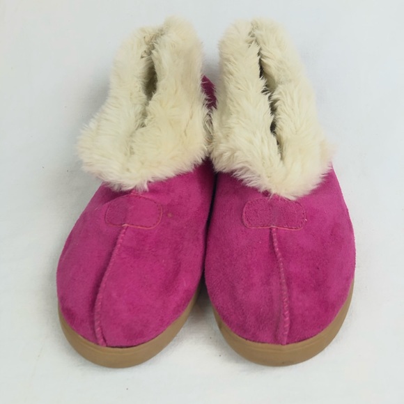 Steve Madden Slipper Shoes Ankle booties Pink Women’s L 9-10 Hard Bottoms - Picture 2 of 12